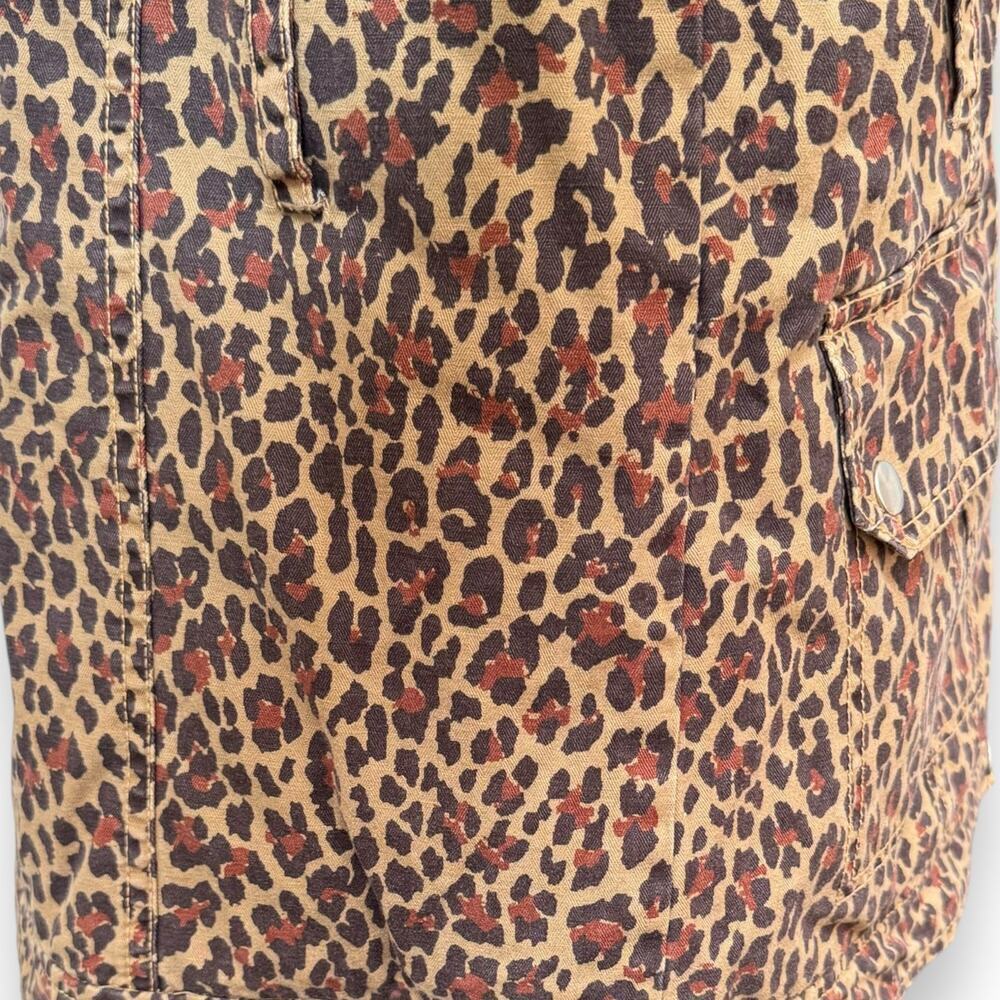 Marissa Webb Ellery Anorak Utility Jacket Khaki Leopard Women’s Small No Belt - Picture 10 of 14
